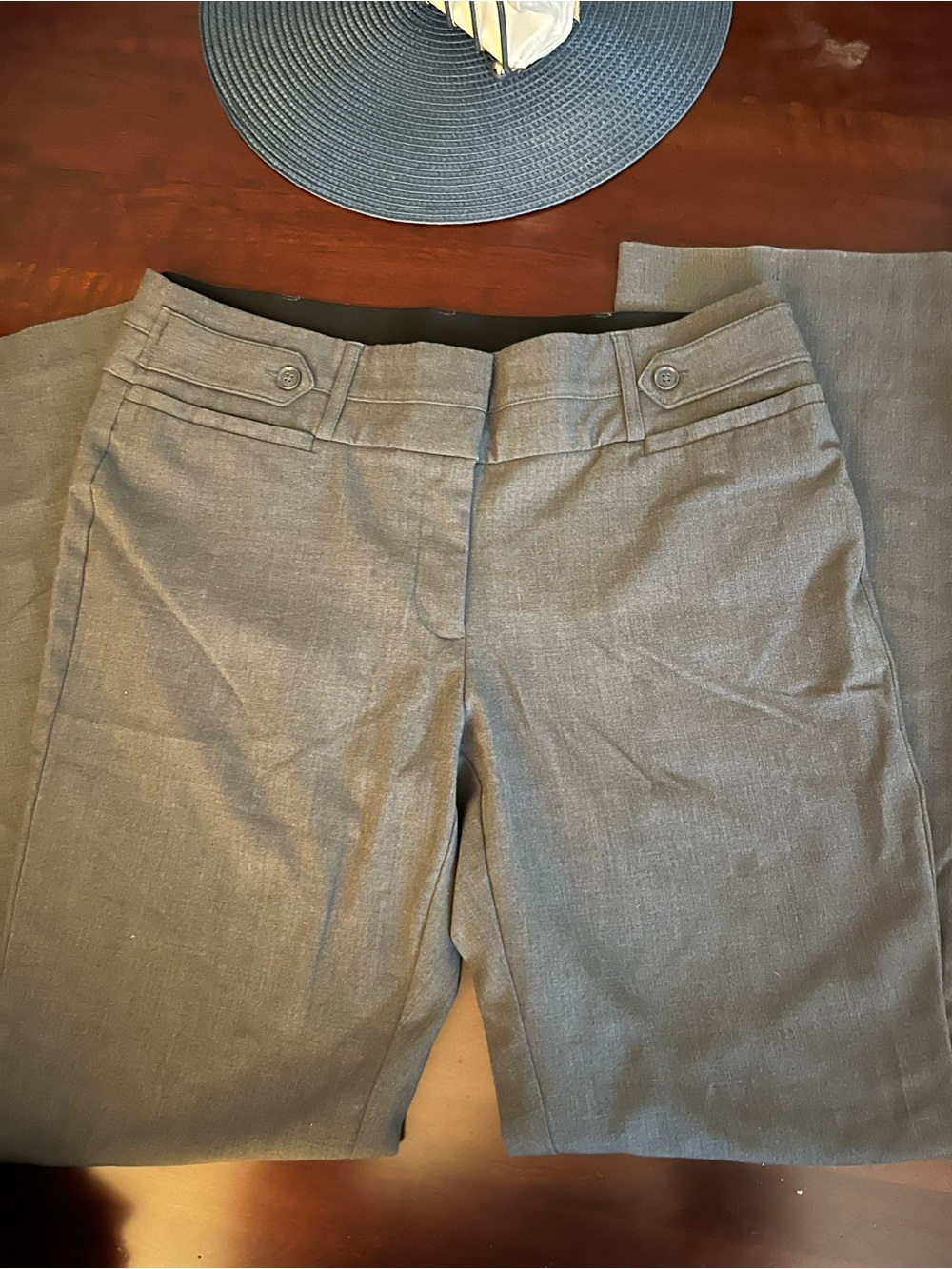 Candies Gray Dress Pants - Classic Flat Front